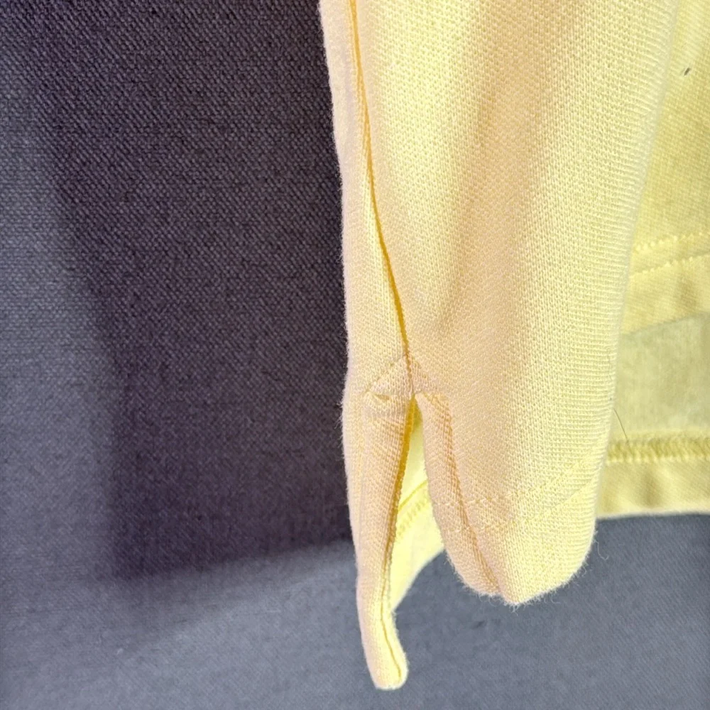 J. Crew Men's Yellow Polo‎ Shirt extra large
